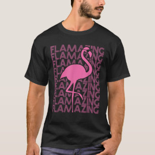 Flaamazing Flamingo Funny Beach Summer Party Gift T-Shirt