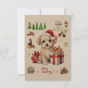 Flache Dankeskarte Thank You Card