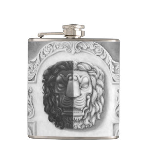 Flachmann mit Löwe Hip Flask