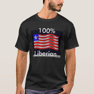 flag3, Liberian, 100% T-Shirt