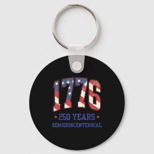 Flag 250 Years 1776-2026 250th Birthday Anniversar Key Ring