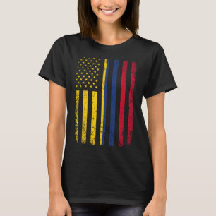 Flag 4th Of July Usa Colombian Flag T-Shirt