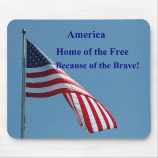 Flag, America Mouse Mat
