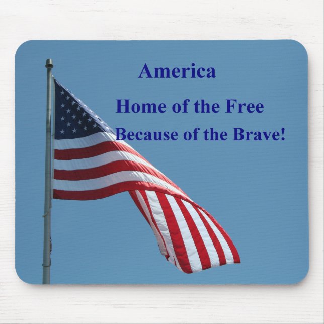 Flag, America Mouse Mat (Front)