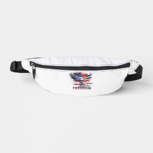 Flag and eagle of the United States.Freedom. Bum Bags