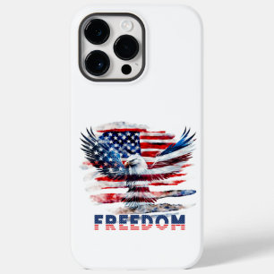 Flag and eagle of the United States.Freedom. Case-Mate iPhone 14 Pro Max Case
