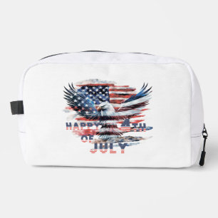 Flag and eagle of the United States. Independence Dopp Kit
