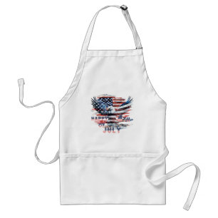 Flag and eagle of the United States. Independence  Standard Apron
