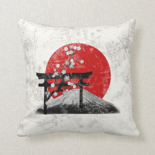 Flag and Symbols of Japan ID153 Cushion