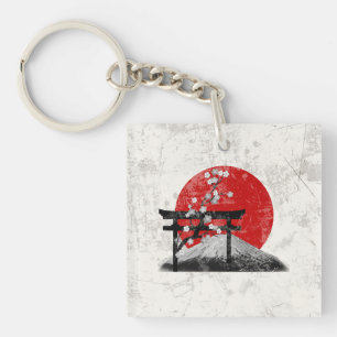 Flag and Symbols of Japan ID153 Key Ring