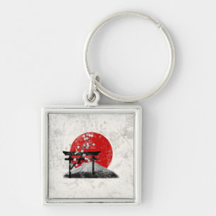 Flag and Symbols of Japan ID153 Key Ring