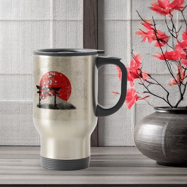 Flag and Symbols of Japan ID153 Travel Mug (Creator Uploaded)