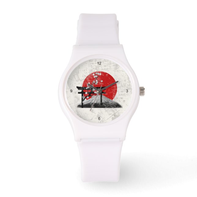 Flag and Symbols of Japan ID153 Watch (Front)