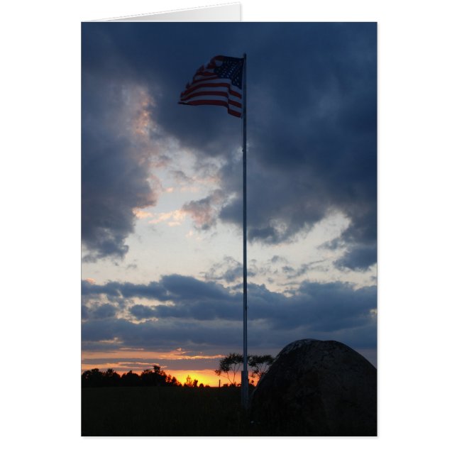 Flag at Sunset (Front)