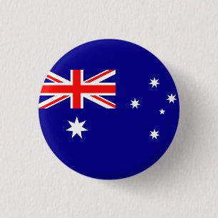 Flag Australia 3 Cm Round Badge