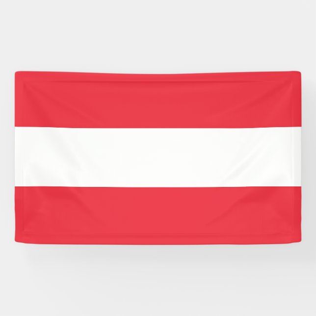 Flag Austria Banner (Horizontal)