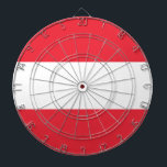 Flag Austria Dartboard<br><div class="desc">Flag of Austria: It is composed of three horizontal bands red,  white and red.</div>