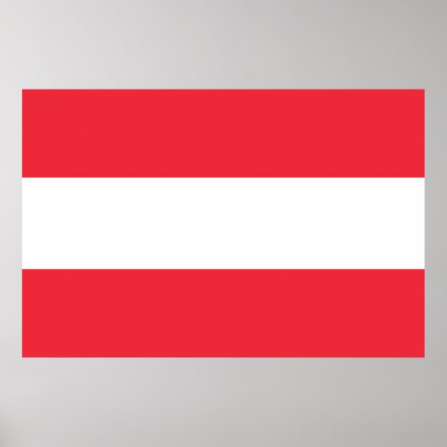 Flag Austria Poster (Front)