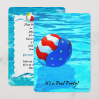 flag beach ball for summer pool party