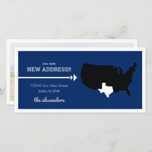 Flag Blue New State, New Address! Texas Moving