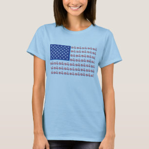 Flag-Blue-Shadow T-Shirt