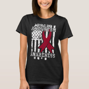 Flag - Brain Aneurysm Survivor T-Shirt