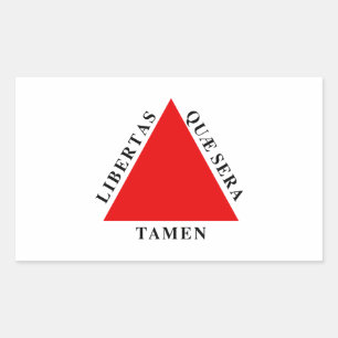 Flag Brazil Minas Gerais Rectangular Sticker