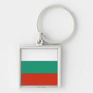 Flag Bulgaria tricolor Key Ring