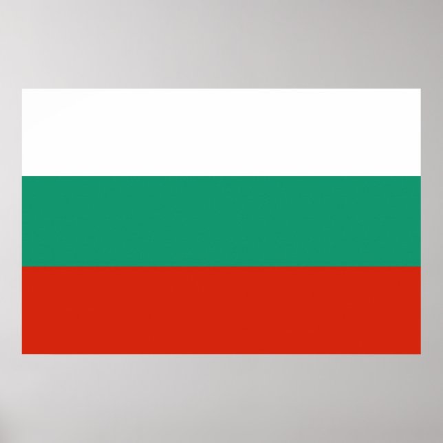 Flag Bulgaria tricolor Poster (Front)