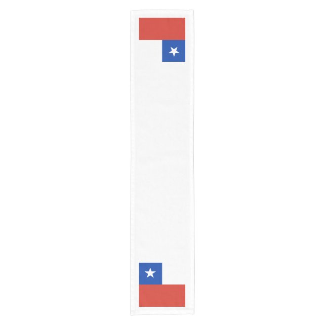 Flag: Chile Short Table Runner (Front)