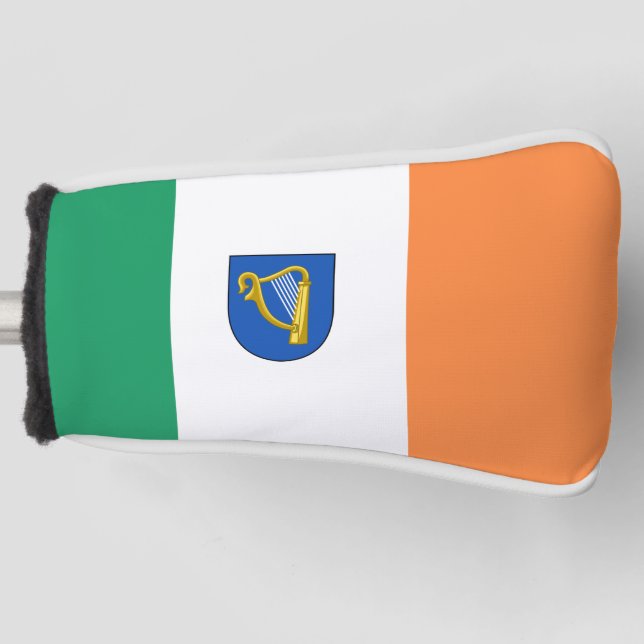 Flag/ Coat of Arms of Éire Golf Head Cover (Front)