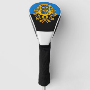 Flag/ coat of arms of Estonia Golf Head Cover