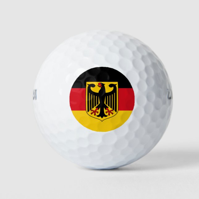 Flag/ coat of arms of Germany Golf Balls (Front)