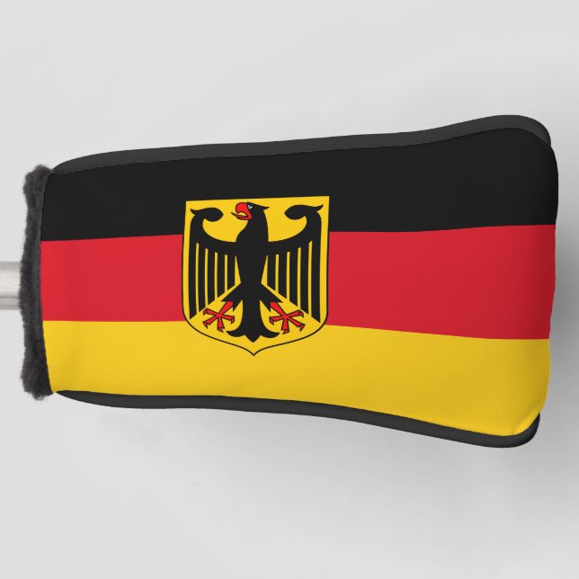 Flag/ coat of arms of Germany Golf Head Cover (Front)