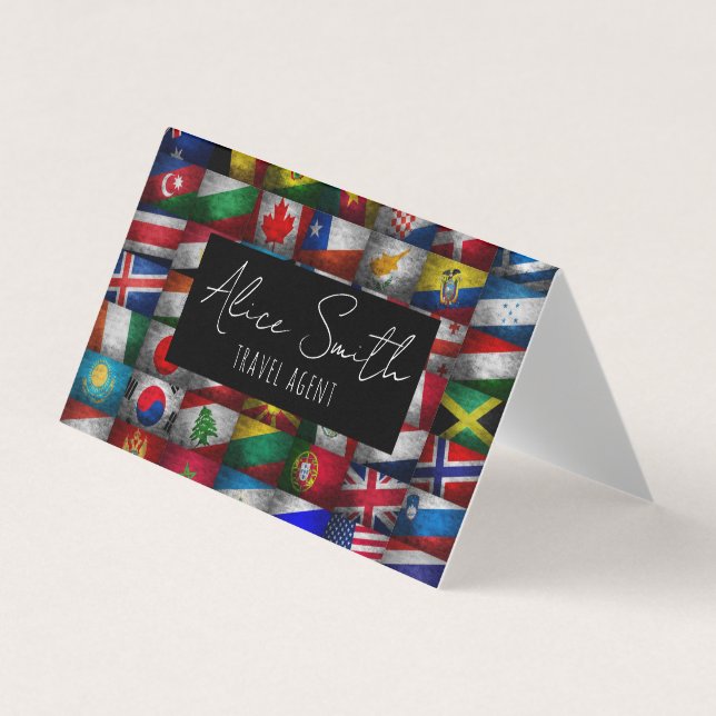 Flag collection business card (Front)