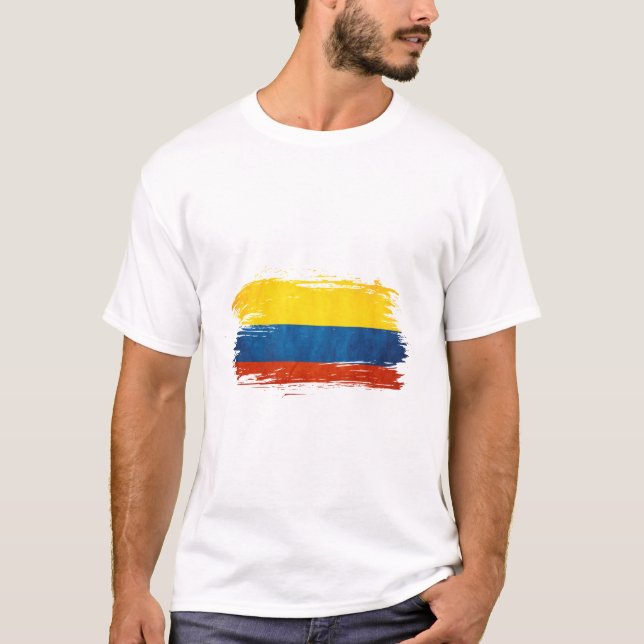 Flag Colombia Flag Colombia T-Shirt (Front)