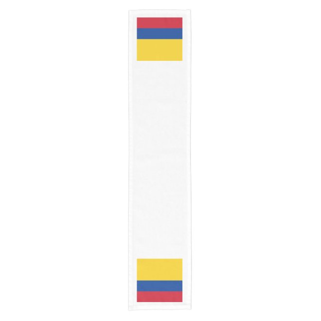 Flag: Colombia Short Table Runner (Front)
