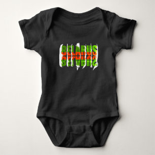 Flag Colours Belarus Беларусь Colourful Bodysuit