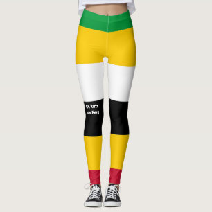 Flag Colours of St. Kitts Leggings