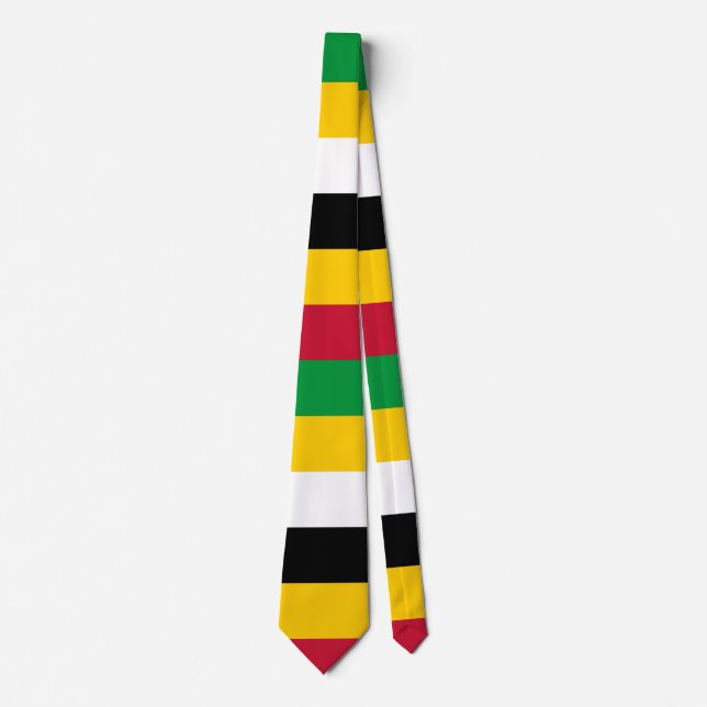 Flag Colours of St. Kitts Tie (Front)