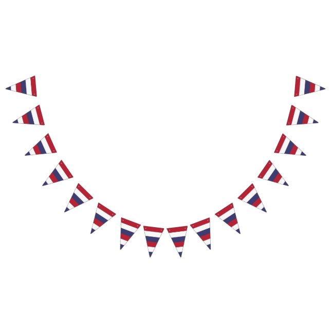 Flag Colours stripes - Red White Blue (All)