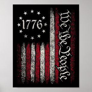 Flag Constitution Independence Day American Patrio Poster
