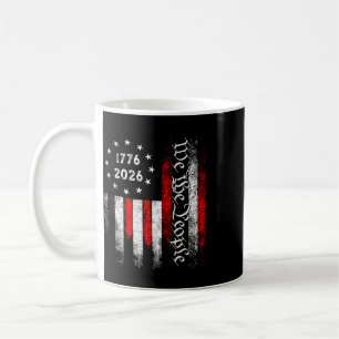 Flag Cross 250 Years Faith And Freedom 1776-2026 Coffee Mug