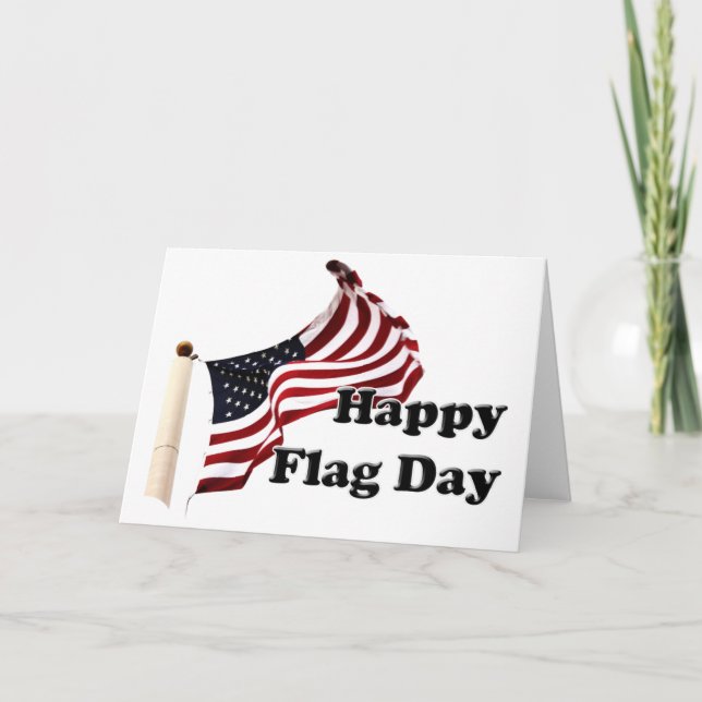  Flag Day in the USA Card (Front)