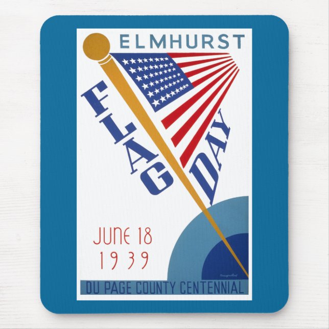 Flag Day Mouse Mat (Front)