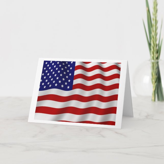 Flag day old glory card (Front)