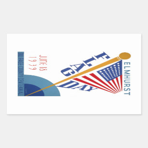 Flag Day Rectangular Sticker