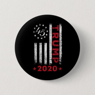 Flag Design Trump 2020-trump 2020 Men Women Gift 6 Cm Round Badge