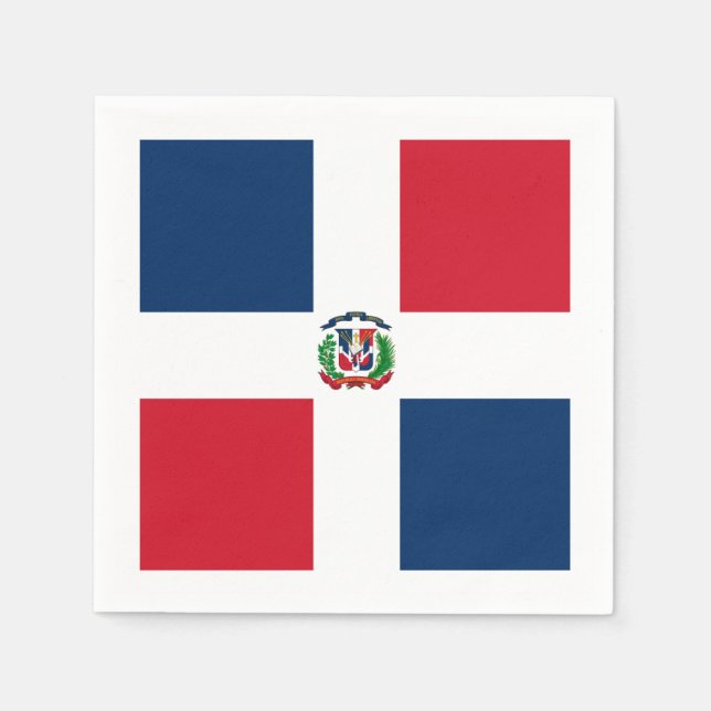 Flag: Dominican Republic Napkin (Front)
