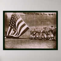 Flag Ebbets Park Baseball 1914